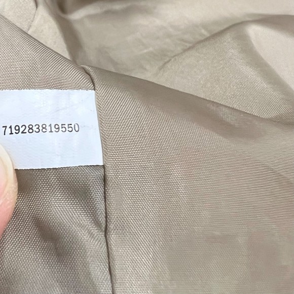 Hooded lightweight jacket XL mens khaki navy full zip pockets performance coat - Picture 6 of 9